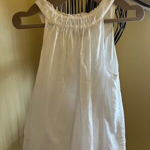 Talbots Elegant White Blouse size 10